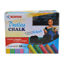 Picture of Kores Dustless Coloured Chalk 50  Pc