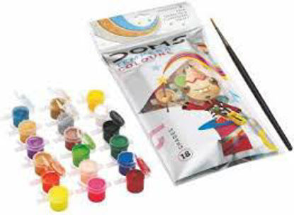 Picture of Doms Tempera Rangeela Colour 18 shades