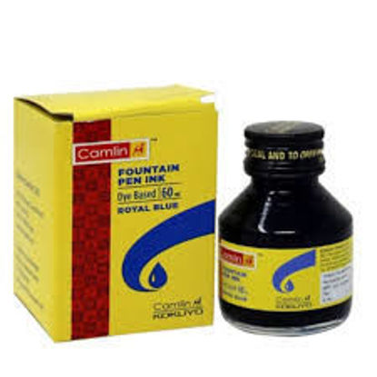Picture of Camlin Fountain Pen Ink Blue (60 ml)