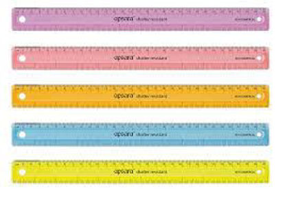 Picture of Apsara Coloured Ruler 30 cm (Each Pc.)