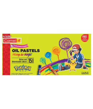 Picture of Camel Oil Pastel (Mixing ka Magic)- 15 Shades