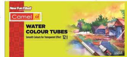 Picture of Camel Water Colour 5 ml Tubes - 12 Shades