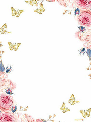 Picture of Lotus A4 Coloured Designer Plain Sheets (Without Ruling) - Pack of 25
