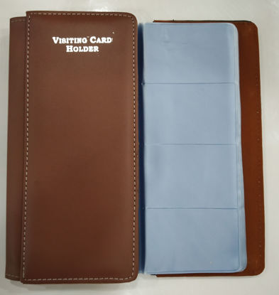 Picture of Visiting Card Holder (Leather) - Brown