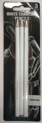 Picture of Worison White Charcoal Pencils - 3 Pieces