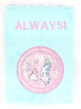 Picture of Unicorn Water Fur Rainbow Blue - A5 Diary
