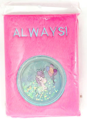 Picture of Unicorn Water Fur Magenta - A5 Diary