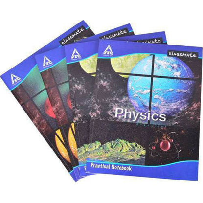 Picture of Classmate Physics Practical Notebook  (Hardboard) - 28 X 22cm - 168 Pages