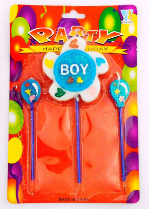 Picture of Happy Birthday Candle - Boy