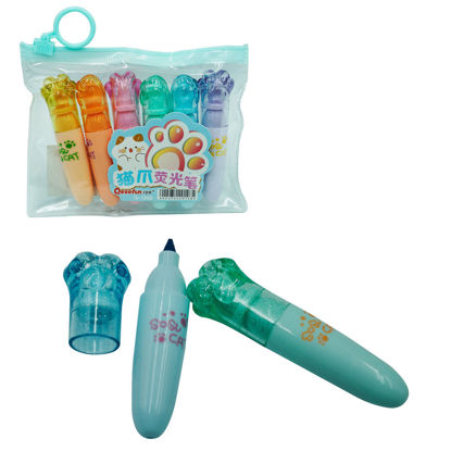 Picture of Paw Highlighter - Pack of 6 Pc.