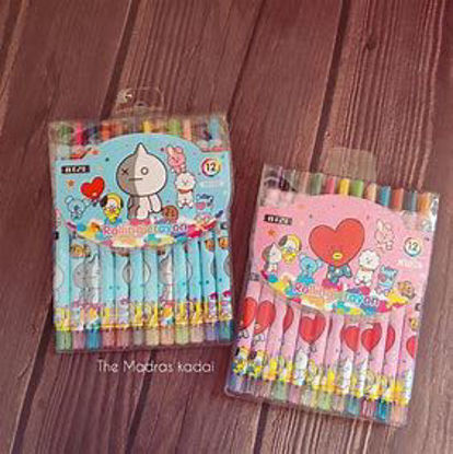 Picture of BTS Rolling Crayons - Set of 12 Pc.