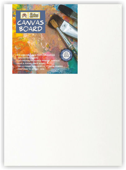 Picture of Lotus canvas board 8x10