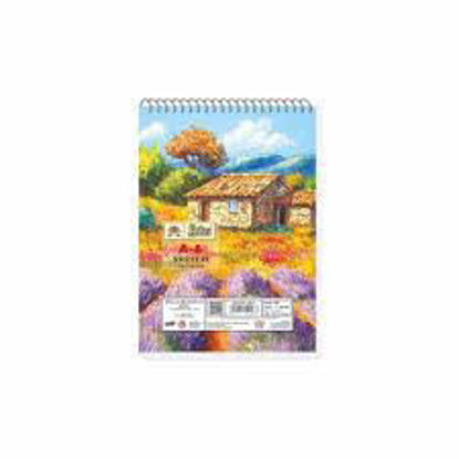 Picture of Lotus A-6 Spiral Sketch Notebook - 80 Pages